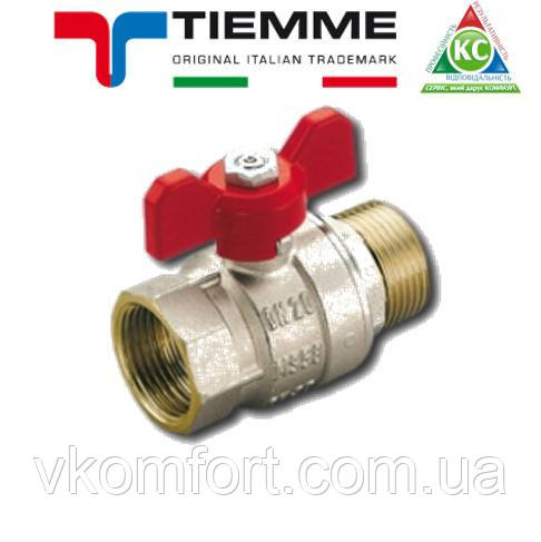 Кран кульовий Tiemme MISTRAL "метелик" 1/2" ВН, фото 1