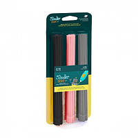 Набір стрижнів для 3D-ручки 3Doodler Start - МІКС (75 шт: чорний, рожевий, сірий) Покупай это Galopom
