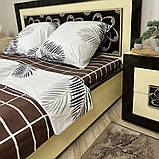 Якісна постільна білизна євро розміру "Бязь Gold"  Розмір 200*215, фото 3