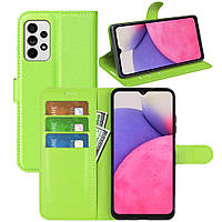 Чехол-книжка Litchie Wallet Samsung Galaxy A23 Light Green SB, код: 8112450