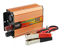 Преобразователь автомобильного тока UKC 500W AC/DC 12-220 V инвертор напряжения (1756375722)