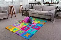 Дитячий килимок пазл ABC Алфавіт (Ціна за комплект 26шт)
