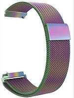Ремешок BeWatch миланская петля 22мм Milanese loop Браслет для смарт часов универсальный Хамелеон (1020229)