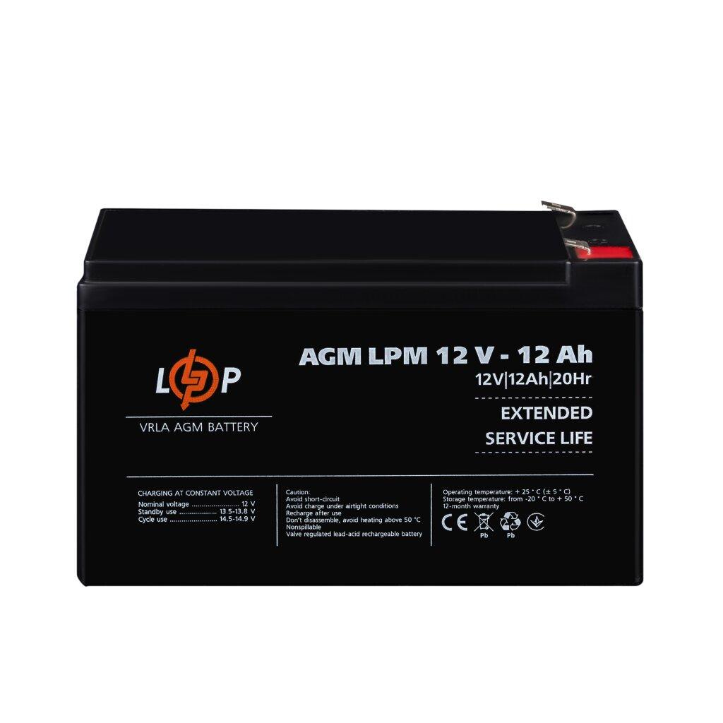 Акумулятор AGM LPM 12V 12 Ah