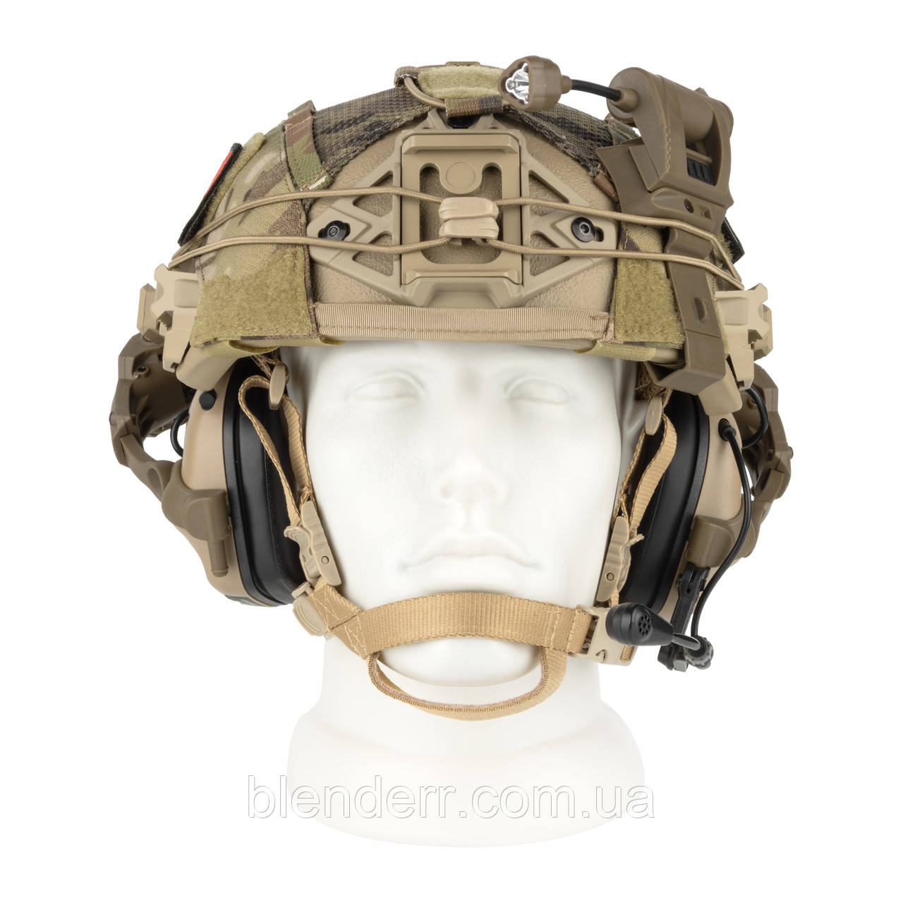 Комплект USA EXFIL Ballistic FAST Helmet + Earmor M32 + Крепление (чебурашка) + Кавер мультикам + Фонарик - фото 2 - id-p1978992576