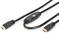 Digitus HDMI High speed с усилителем (AM/AM) 30m, black Покупай это Galopom
