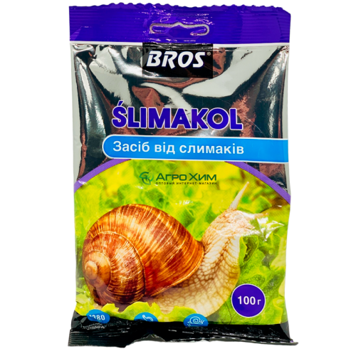 Інсектицид від равликів BROS Slimakol 100 г., фото 1