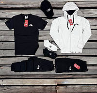 Мужской спортивный костюм The North Face весна-осень комплектом одежды 7в1 Турция. Живое фото