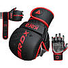Рукавиці для ММА (Греплінгові рукавички) RDX F6 KARA Matte Red Plus S/M (капа у комплекті), фото 4