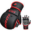 Рукавиці для ММА (Греплінгові рукавички) RDX F6 KARA Matte Red Plus S/M (капа у комплекті), фото 6