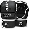Рукавиці для ММА (Греплінгові рукавички) RDX F6 KARA Matte White Plus S/M (капа у комплекті), фото 3
