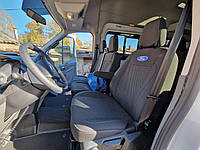 Чехлы на передние сиденья FORD Transit Custom 2+1 (2012-2023) Чехлы Форд Транзит Кастом KVK