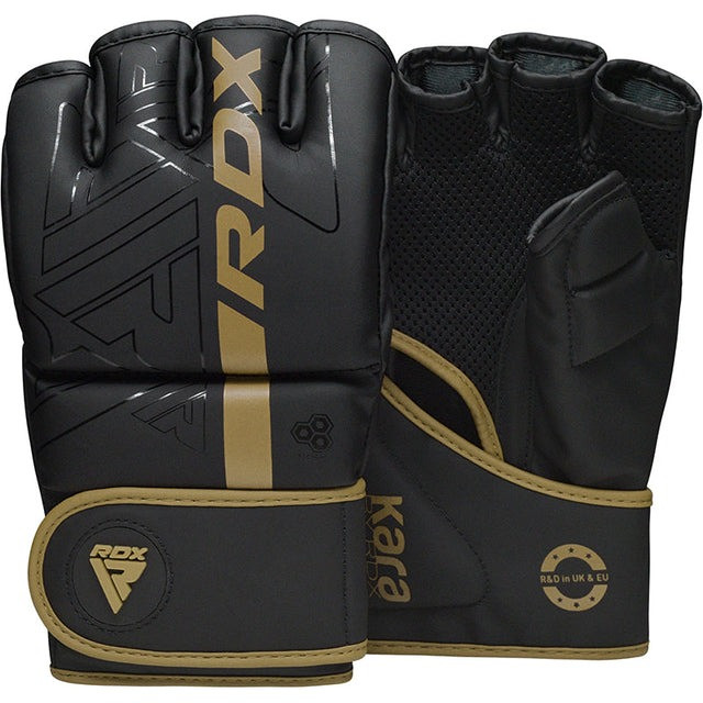Рукавиці для ММА RDX F6 KARA Matte Golden XL, фото 1