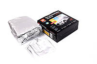 Тент на авто седан XL 535×178×120 см полиэстер, с ушами и молнией на двери DK471-PE-4XL