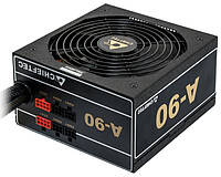 Chieftec Блок живлення RETAIL A-90 GDP-650C,650W,14cm fan,eff. >90%,24+8pin(4+4),3xMolex,6xSATA,2xPCIe 8pin(6+2),Modular  Купуй Це