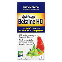 Натуральная добавка Enzymedica Betaine HCL, 60 капсул CN15216 SP