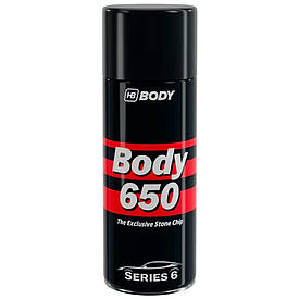 Чорне антигравійне покриття у спреї Гравітекс Body 650 Spray Black 400мл