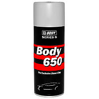 Серое антигравийное покрытие в спрее Гравитекс Body 650 Spray Grey 400мл