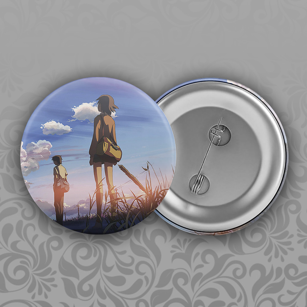 Значок 44 мм Аніме 5 Centimeters Per Second / 5 сантиметрів за секунду, фото 1