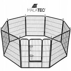 Сталевий манеж для собак з порошковим покриттям Malatec 160 x 160 x 80 см