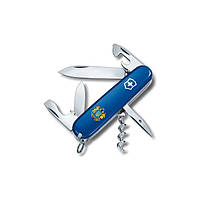 Складной нож Victorinox Spartan Ukraine 91мм 12функций Синий Большой Герб Украины (1.3603.2_T0400u)