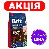 Brit Premium Adult L Chicken 15 кг / Брит Премиум Эдалт Л Курица 15 кг - корм для собак