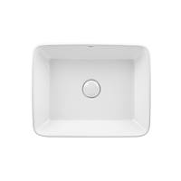 Раковина-чаша Qtap Tern 475х370х140 White с донным клапаном QT17112074W Покупай это Galopom