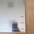 Наклейка на стіну (знижений у ціні товар) дзеркальна акрил плитка 30*30 срібло  / хром набір 4 штуки 8730/4, фото 3