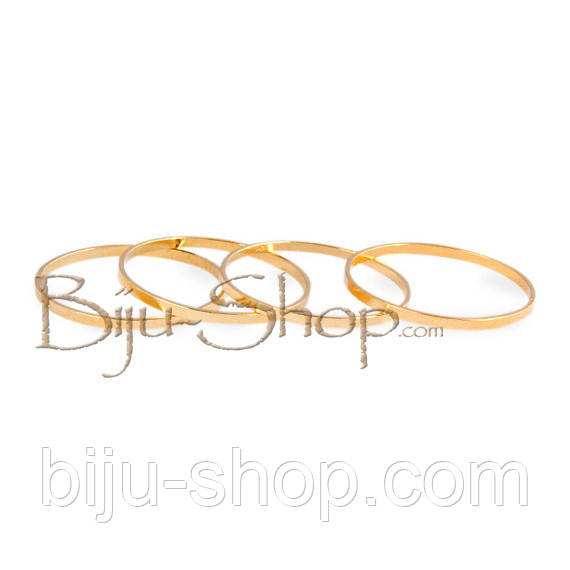 Набір Кільця Asos Midi ring (S), 6 шт. Плоскі