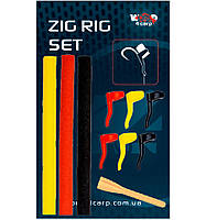 Набор для зиг-риг W4C ZIG RIG SET (red/orange/black)