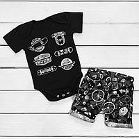 Детский легкий костюм Dexter`s skateboard 68 см черный (136081151)