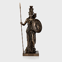 Статуетка напольная Афіна богиня военной стратегии 52 см 77700V4 полистоун покрытый бронзой *