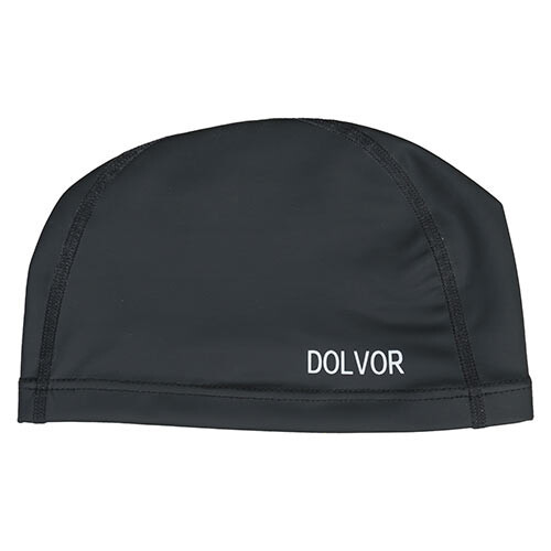 Шапочка для басейну тканинна чорна Dolvor DLV02