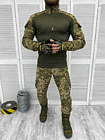 Тактический костюм пиксель flatuot, военная форма пиксель весна-лето, форма пиксель с убаксом для ЗСУ