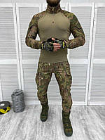 Тактический костюм мультикам Combat, военная форма мультикам с убаксом, летняя форма мультикам для ЗСУ