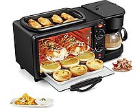 Электрическая печь для завтрака 3в1 RAF R5308 печь кофеварка жареная поверхность