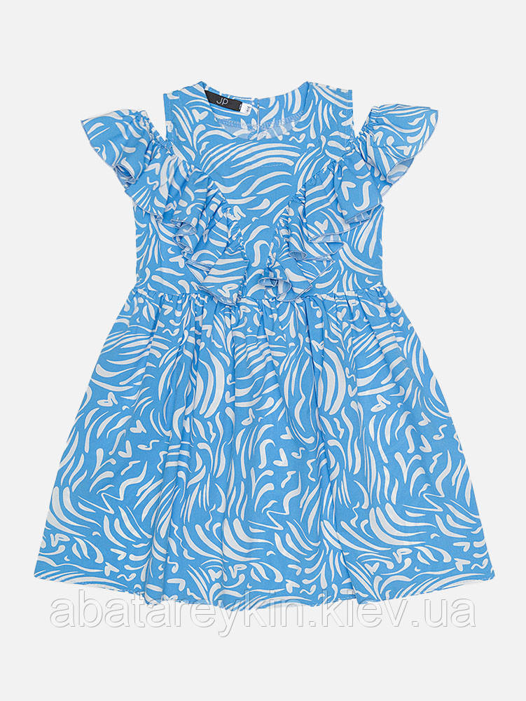 Плаття для дівчинки 128 блакитний Jak pani ЦБ-00221436