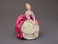Статуэтка фарфоровая Lefard Девушка с цветами 18 с фарфор 101-158 *