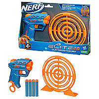 Игровой набор Duo Nerf Elite 2.0 (бластер, мишень, 4 мягких пули) F6352