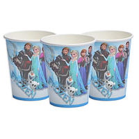 Стаканчики святкові 250 мл "Холодне серце" , 10 штук, 2