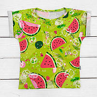 Футболка Dexter`s с коротким рукавом watermelon 86 см зеленый