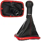 VOLKSWAGEN Golf IV 1.4; 1.6; 1.8 бензин 22 мм (98-05) ручка перемикання передач КПП 5 ступка + чохол + рамка, Фольксваген Гольф 4, фото 2