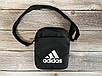 Маленька спортивна барсетка Adidas чорна, фото 6