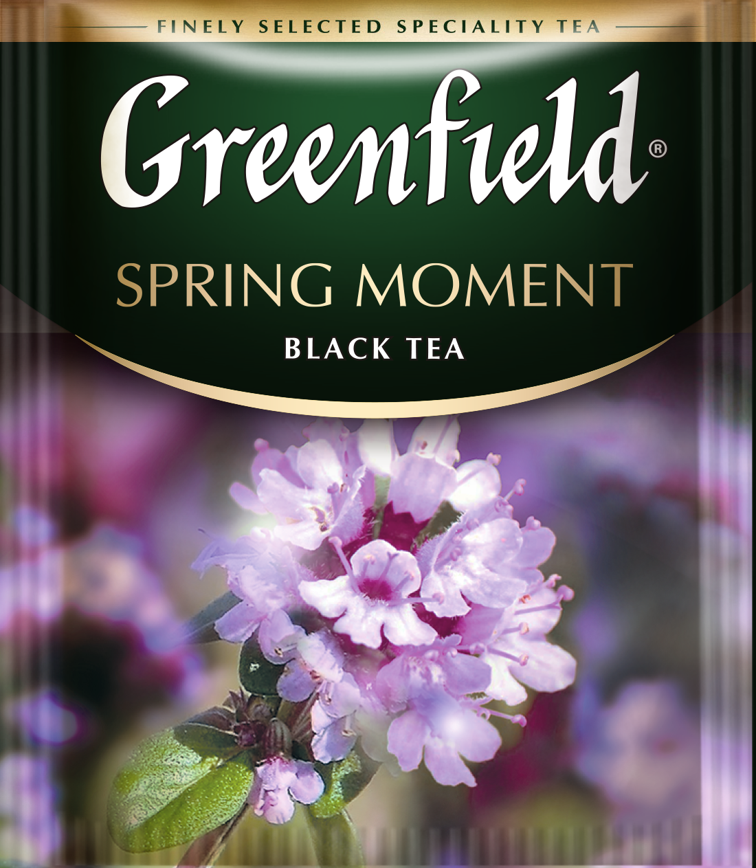 Чай Грінфілд чорний з чабрецем Spring Moment 100 пакетиків ХоРеКа