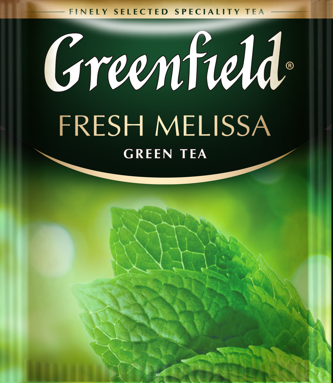 Чай Грінфілд зелений з мелісою Fresh Melissa 100 пакетиків ХоРеКа