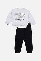 Костюм с брюками для девочки 110 серый Pengim ЦБ-00232368