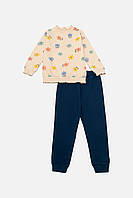 Костюм с брюками для девочки 116 бежевый Pengim ЦБ-00232372