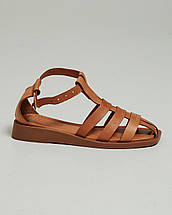 Босоніжки Phany 70447 36 коричневі шкіра, фото 2