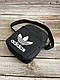 Маленька спортивна сумка Адідас корона Adidas чорна, фото 5