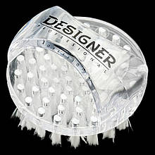 М'яка щітка-смітка Дизайнер (4.5 см х 6 см) для змітання манікюрного пилу Прозорий